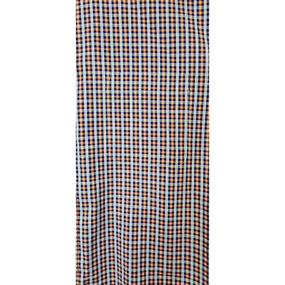 Daniel Cremieux Signature Label Plaid Cotton Short Sleeve Shirt XL Blue/Red - Picture 6 of 9